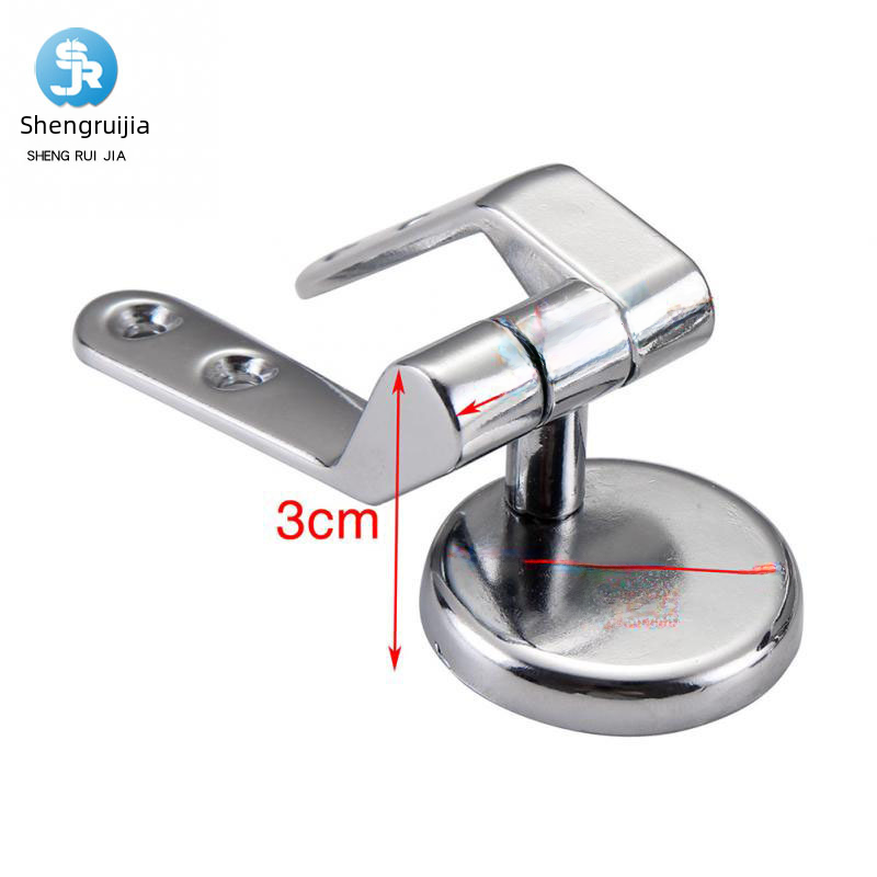 Shengruijia baño aleación de zinc cubierta de inodoro bisagra Hotel reforzado cubierta de inodoro bisagra Accesorios