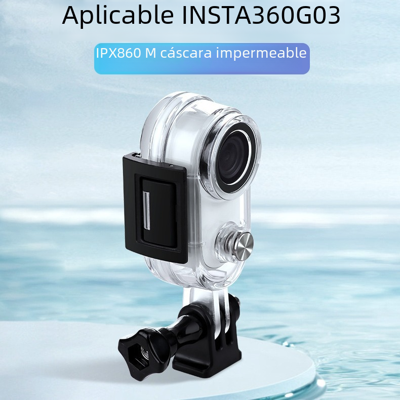 Adecuado para insta360 Go3 pulgar Cámara impermeable Shell de una pieza de entrega al por mayor