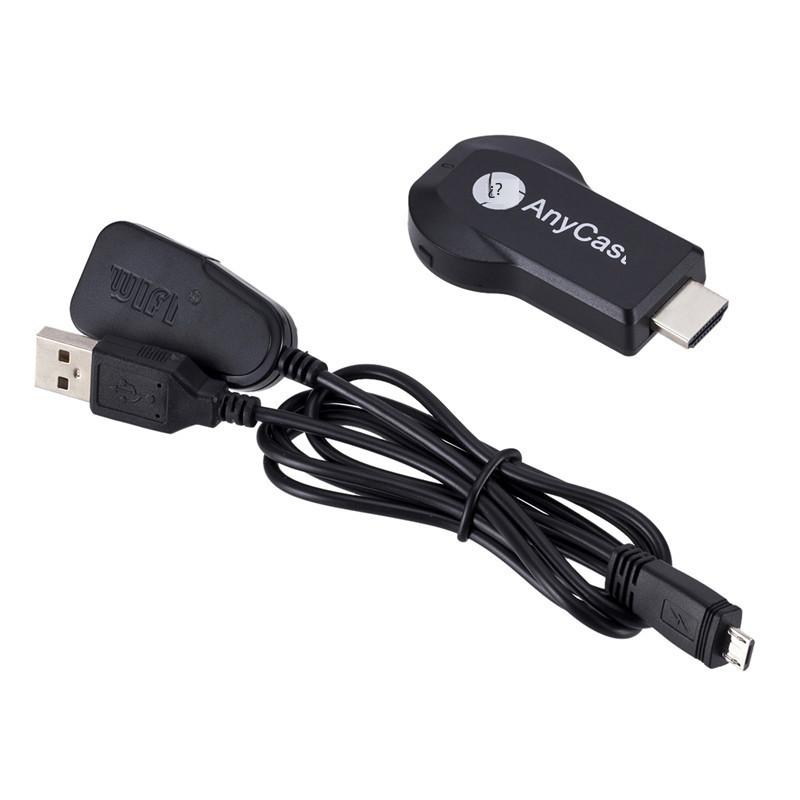 Dispositivo inalámbrico de espejo de pantalla Hdmi Anycast M2/m4/m9 Plus, empujador de alta definición, proyector de teléfono móvil Wifi