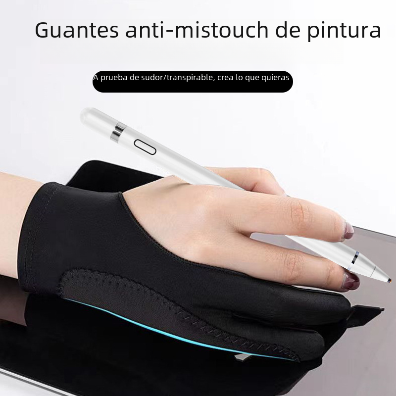 Guantes de bolígrafo táctil para tableta, guantes de bolígrafo capacitivo antisuciedad para dibujo de Ipad, ordenador, teléfono móvil