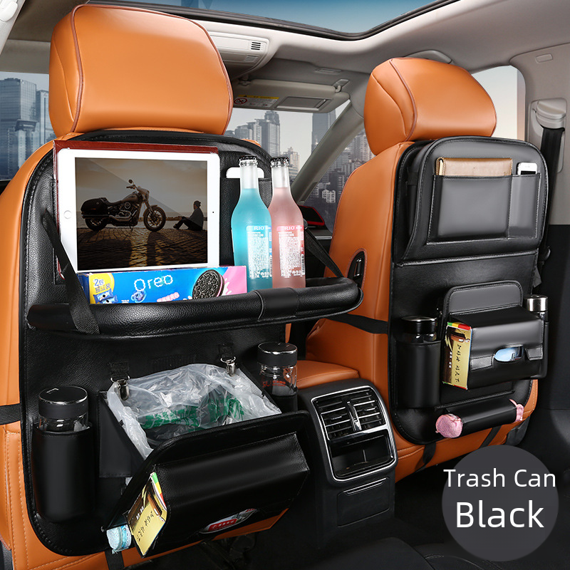 Car seat back storage bag hanger car child dining table chair back multi-function pouch storage bag