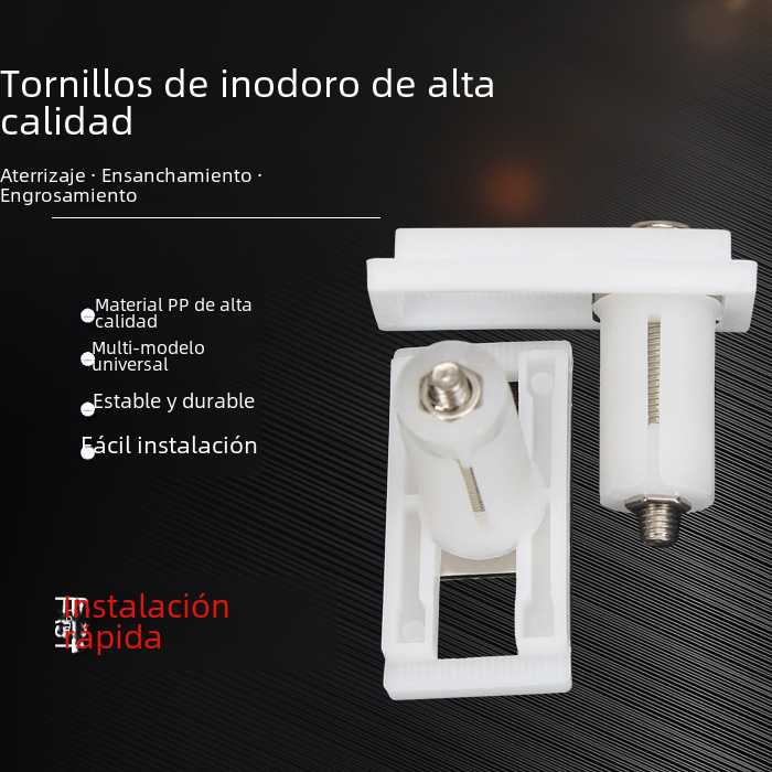 Guata tapa del inodoro tornillo tapa del inodoro accesorios tornillo fijo conector de inodoro instalación superior tornillo de instalación de expansión