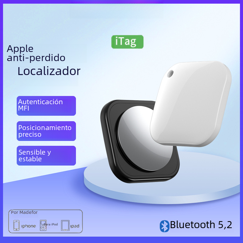 Aplicable a Apple dispositivo anti-perdida findmyitag localizador de mascotas llavero niño búsqueda seguimiento Bluetooth artefacto