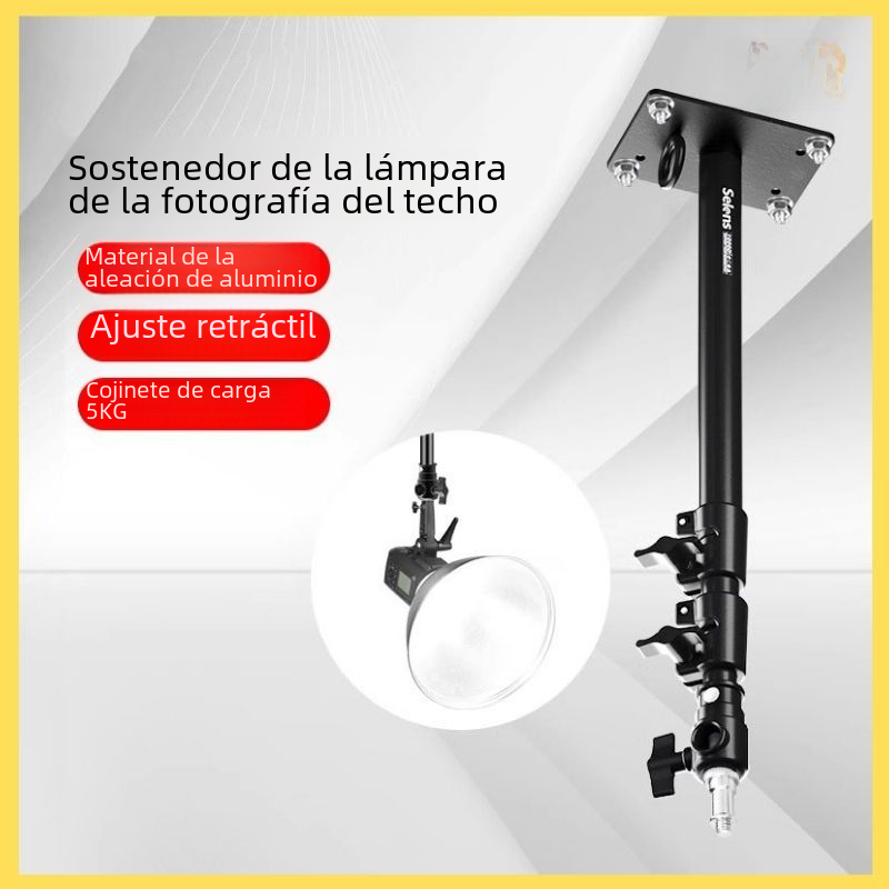 Luz de fotografía soporte de pared lámpara de techo brazo de techo soporte de lámpara de pared colgante cabezal de conversión accesorios para equipos fotográficos