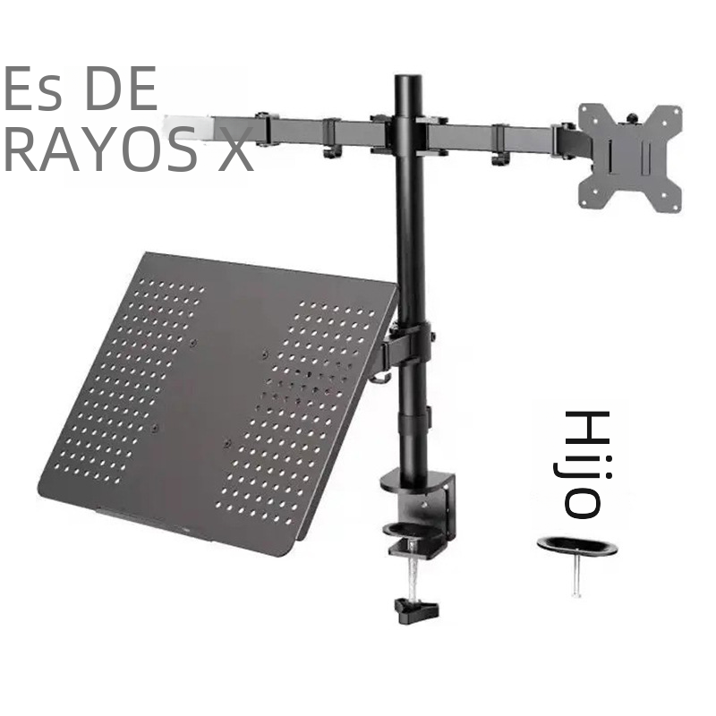 Amazon escritorio accesorio ajustable soporte de la computadora elevación colgando base portátil giratorio