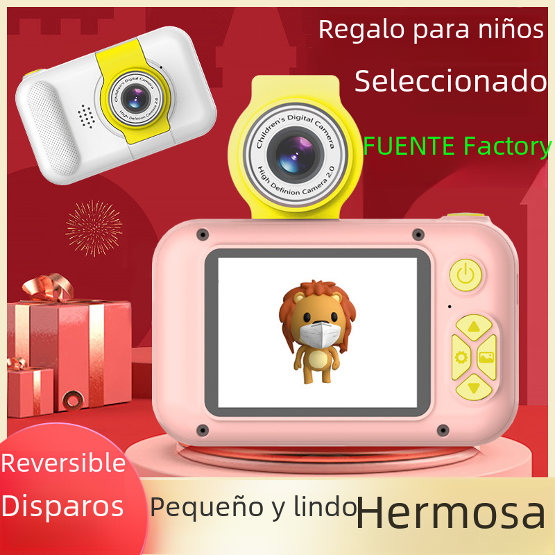 2022 nuevo X101 Internet celebridad color mezclado estilo mini cámara HD lente Flip niños regalo al por mayor