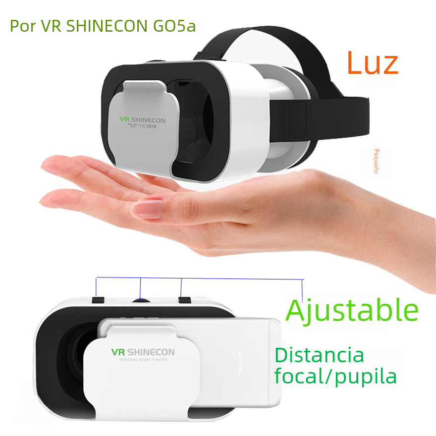 Fábrica directa Vrshinecong05a Mini regalo espejo 3d Vr gafas de realidad Virtual gafas de ordenador digitales de 5. a generación