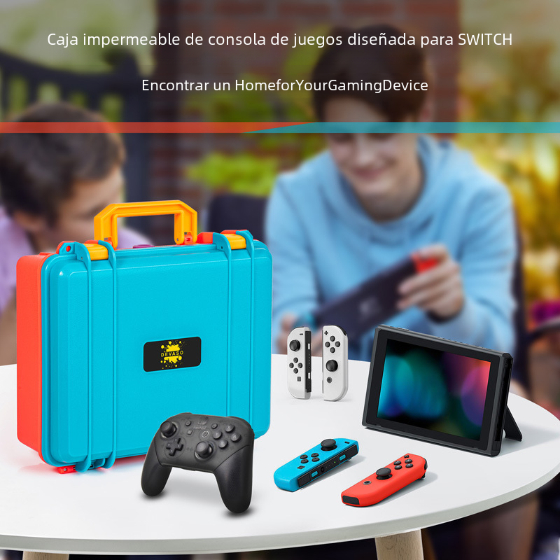 Devaso-caja de almacenamiento sellada impermeable para consola de juegos Nintendo Switch, accesorios Lite, bolso, accesorios digitales para ordenador
