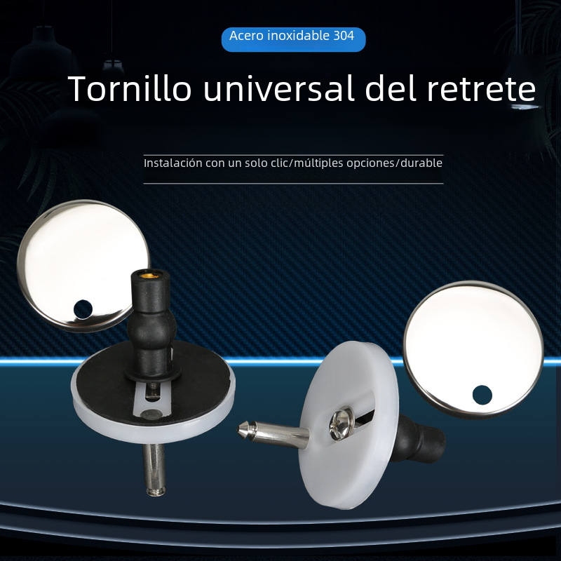 Guata tapa del inodoro tornillo tapa del inodoro accesorios tornillo fijo conector de inodoro instalación superior tornillo de instalación de expansión
