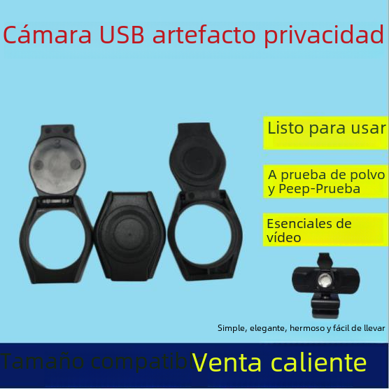 Cámara USB cubierta de privacidad cubierta a prueba de Pío Estilo Universal cubierta de la Cámara bloqueo pegatina protección de la lente a prueba de polvo