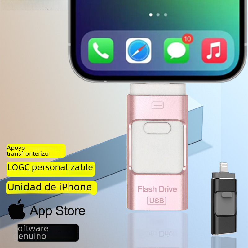 Transfronterizo al por mayor tipo-c teléfono móvil USB Flash Disk tres-en-uno 64G metal OTG disco flash USB adecuado para el teléfono móvil Apple USB flash disk