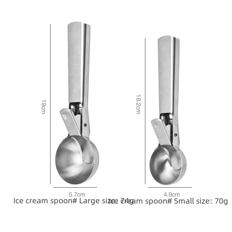 不锈钢两用雪糕勺冰淇淋勺子挖球器多功能雪糕挖球器冰淇淋水果勺