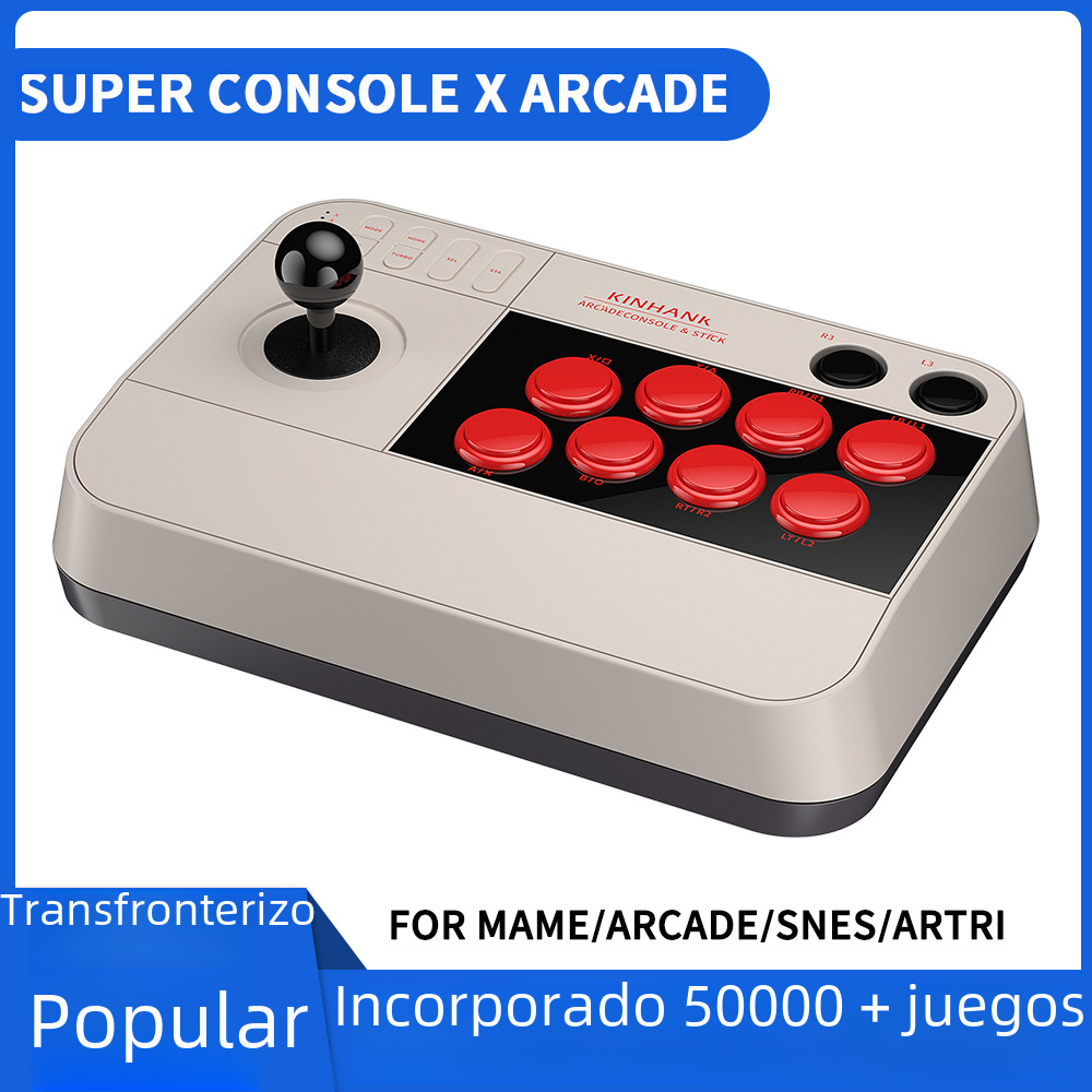 Venta directa de fábrica nuevo Arcade rockero integrado Plug-and-play soporte multi-plataforma multi-modo máquina de juego en casa