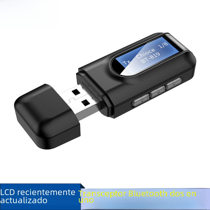 Coche del receptor del transmisor de Bluetooth dos-en-uno nuevo RT11 con el convertidor audio de la pantalla 5.0USB Bluetooth