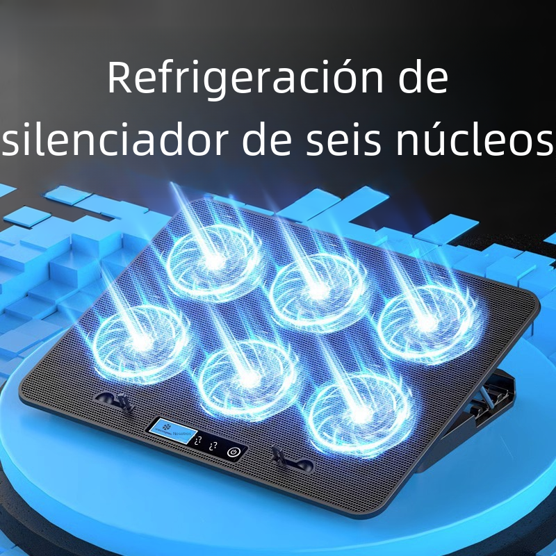 Core bingzun A9 portátil radiador portátil de 15,6 pulgadas base de refrigeración de escape mudo soporte de refrigeración