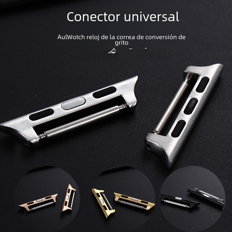 Universal conector de oído para Apple Watch Watch45678 hebilla Correa reloj séptima y octava generación fabricantes