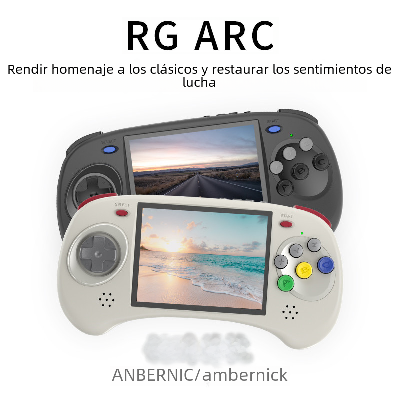 ARC-D RG transfronteriza Android RG de mano ARC-S máquina de juego portátil de código abierto máquina de combate de seis teclas retro nostálgico