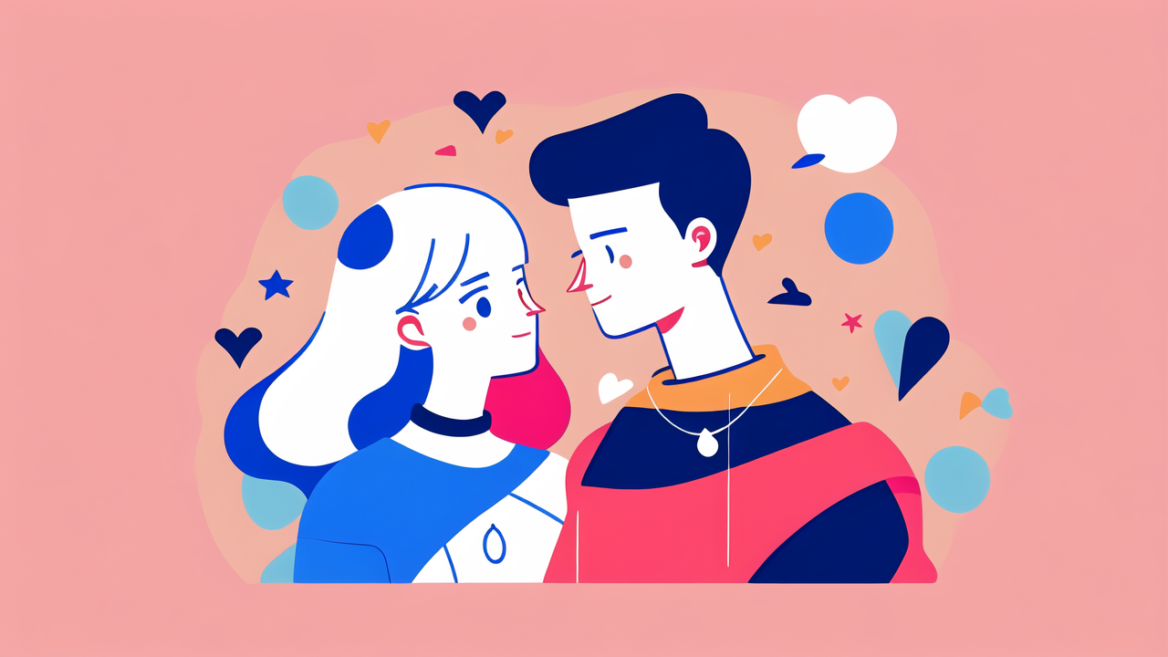 matching couple necklace