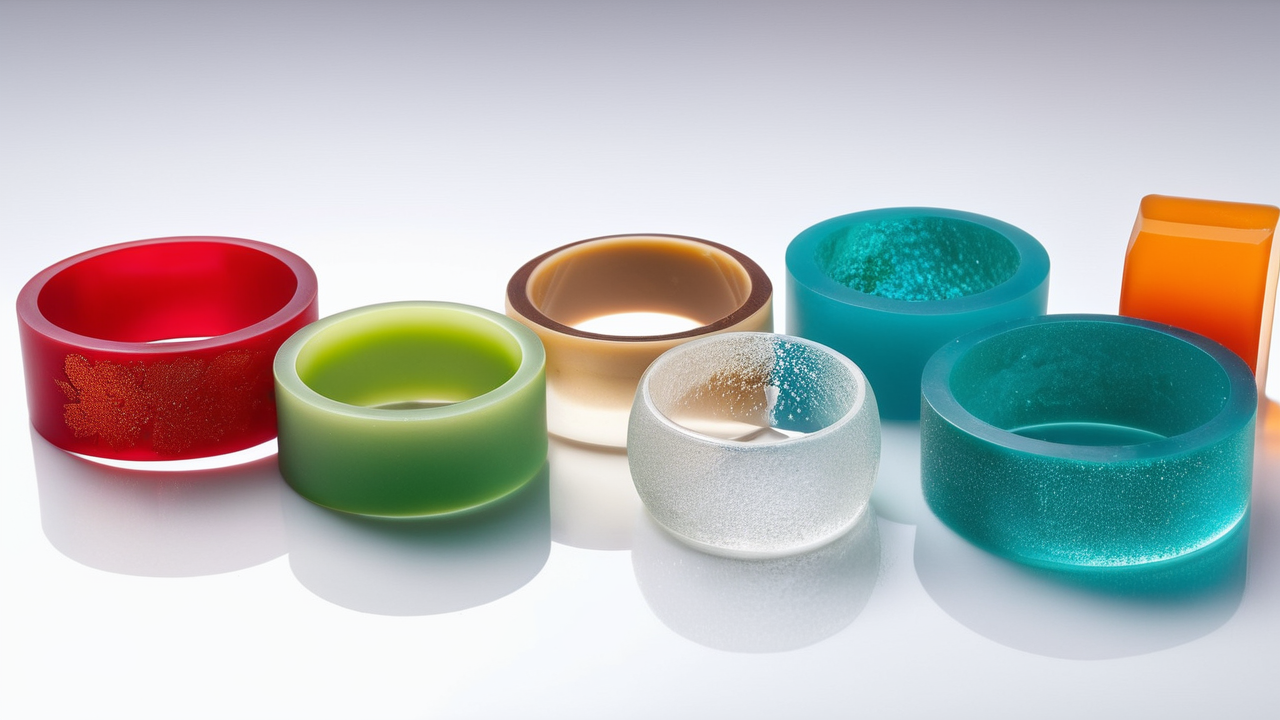 resin molds rings, Person crafting a blue candle with creativity tools; resin ring mold not visible.