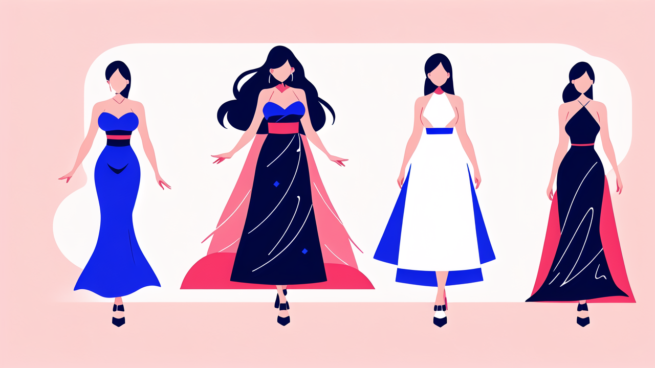 aesthetic evening gown