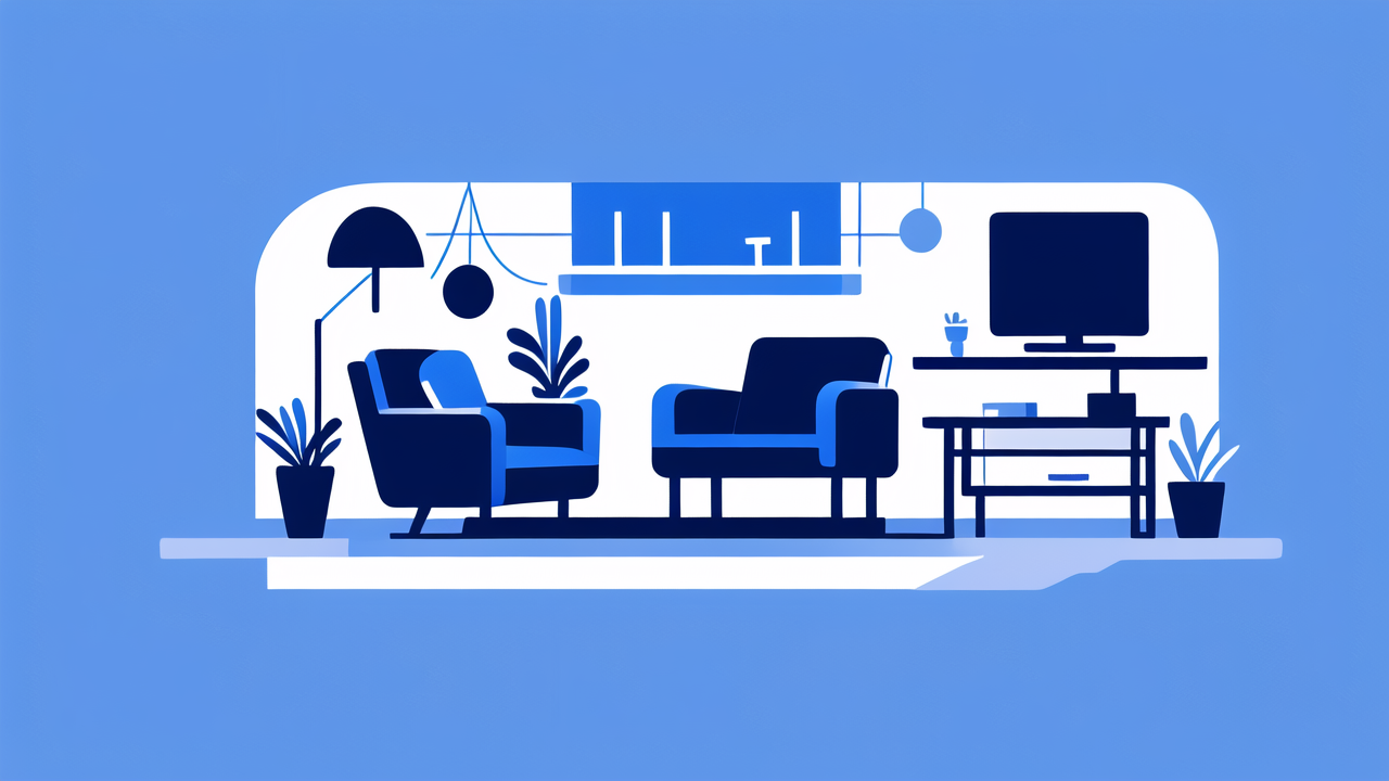 dark blue recliner chair