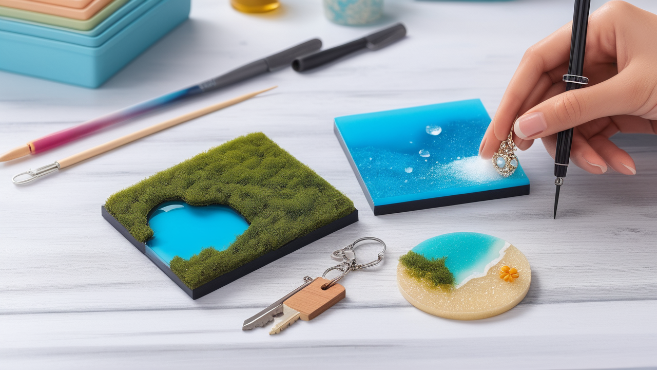 resin keychains