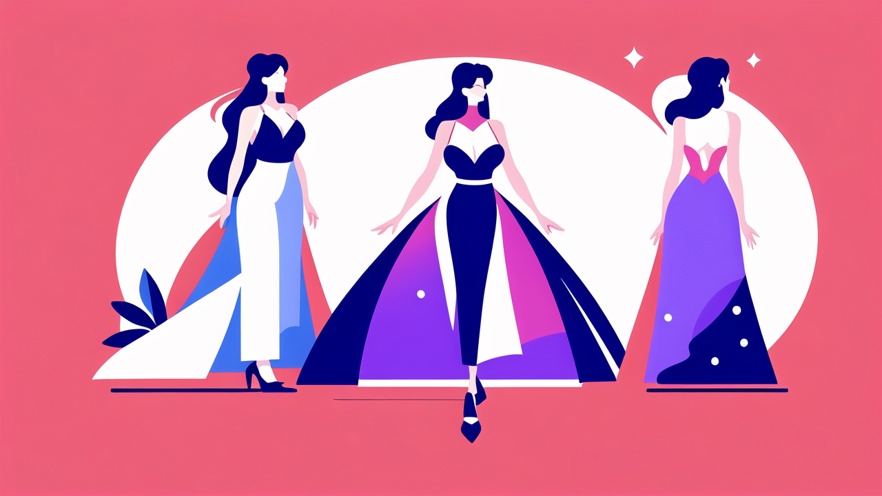 aesthetic evening gown