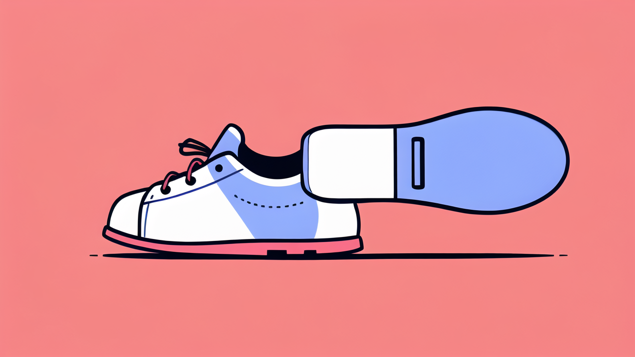 durable shoe, Anthropomorphic sneaker on pink backdrop, dynamic and colorful design.